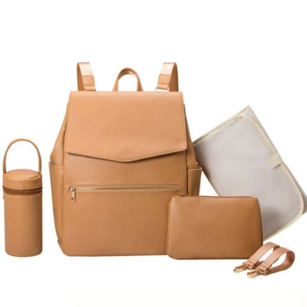 Vegan Leather Diaper Bag