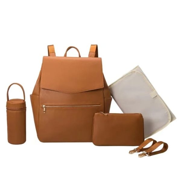 Vegan Leather Diaper Bag